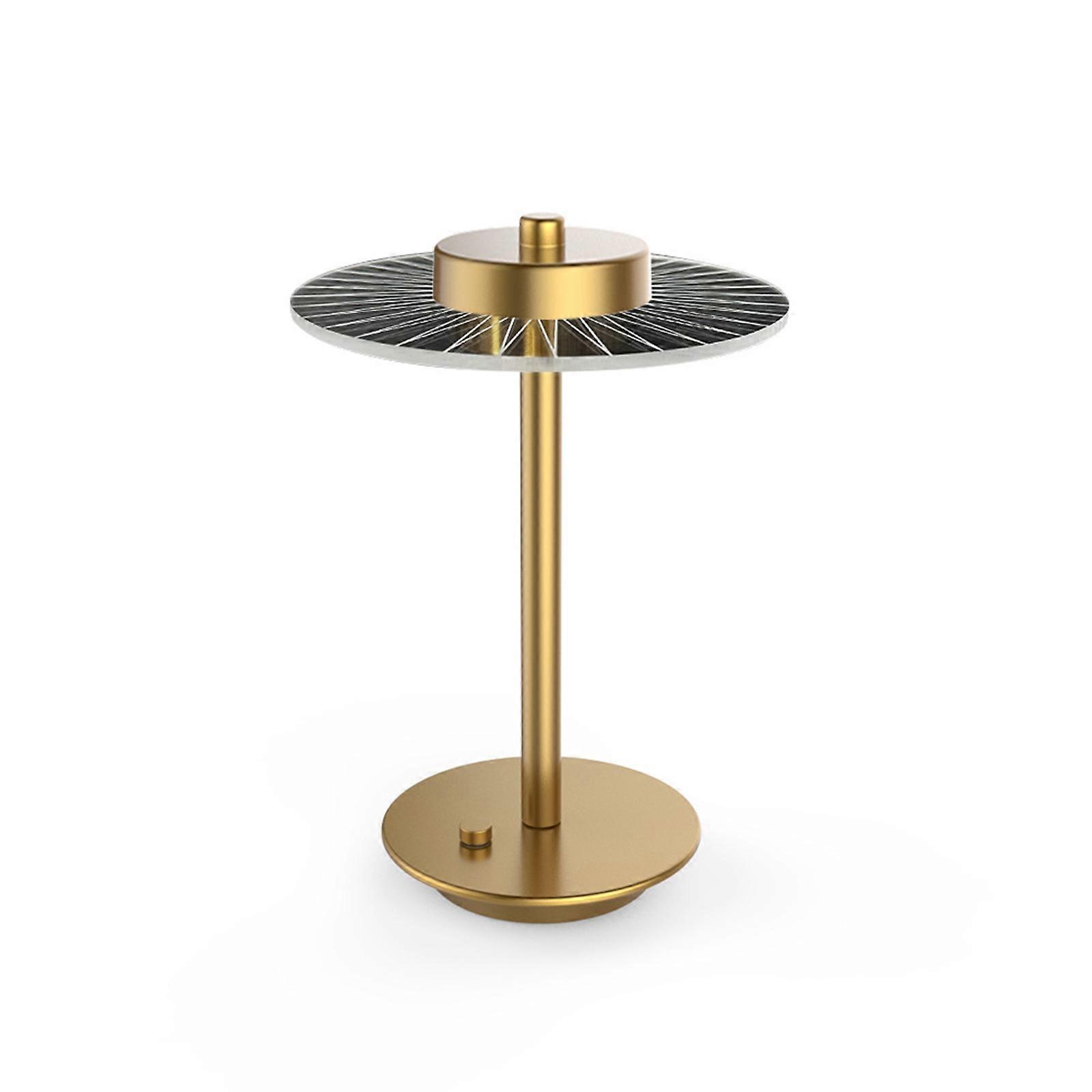 LED Table Light Touch Sensor Cordless Portable Metal Decorative Lamp Rechargeable