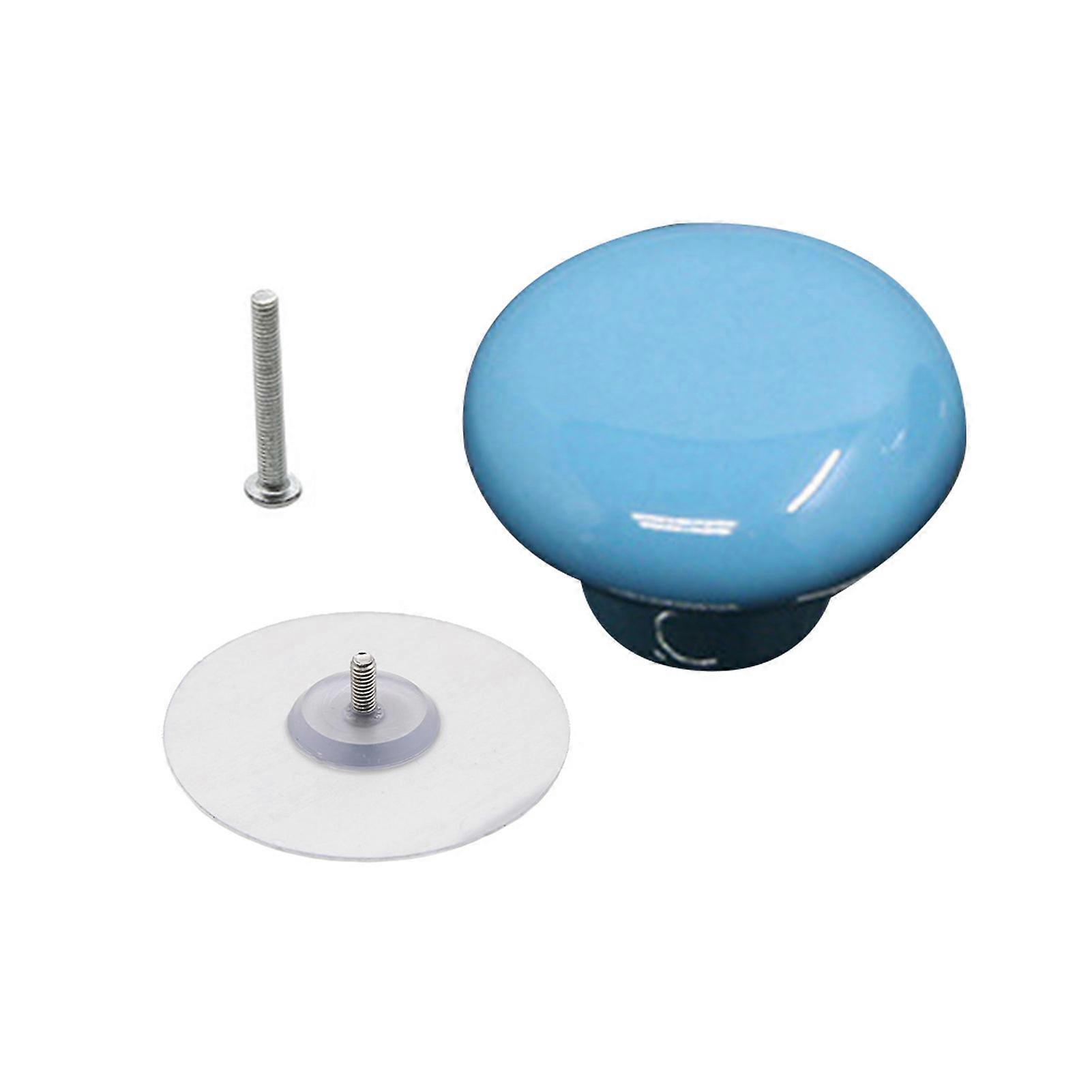 32mm Colorful Ceramic Cabinet Knobs Round Anti-rust Accessories Smooth Drawer Pulls for Cabinet Mengxi