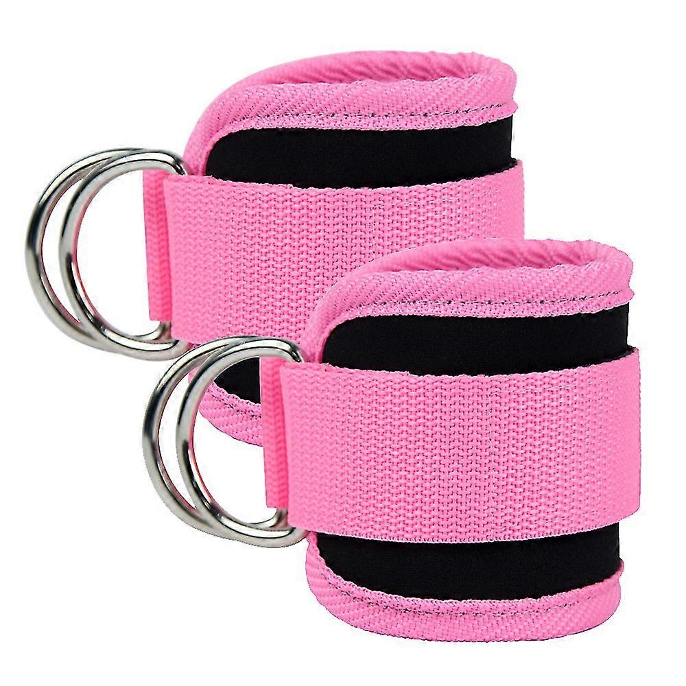 Ankle Straps (pair) For Cable Machine Kickbacks, , Lower Body Exercises - Adjustable Leg Straps - PW