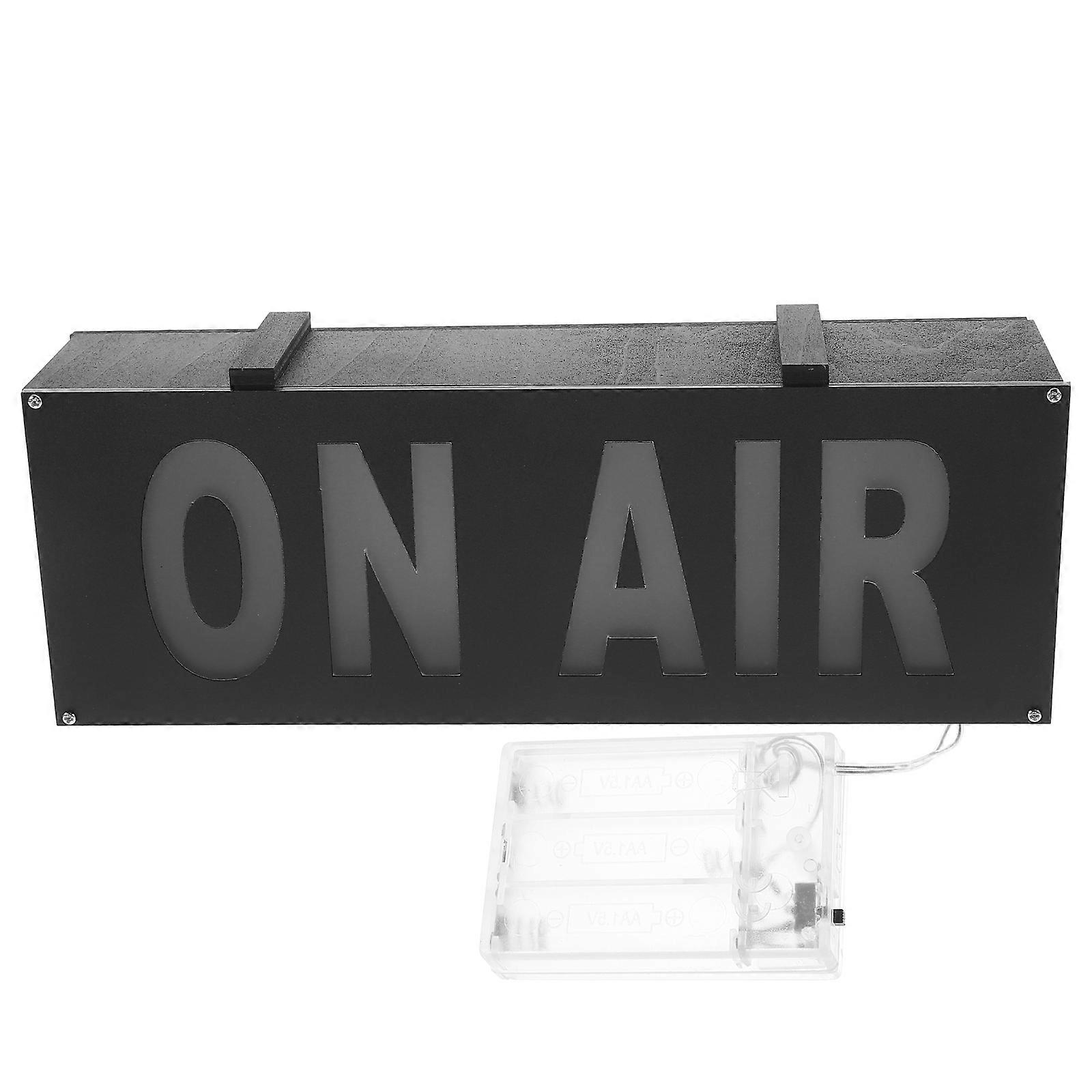 On Air Sign LED Light Studio Recording Sign Broadcast Warning Sign for Office