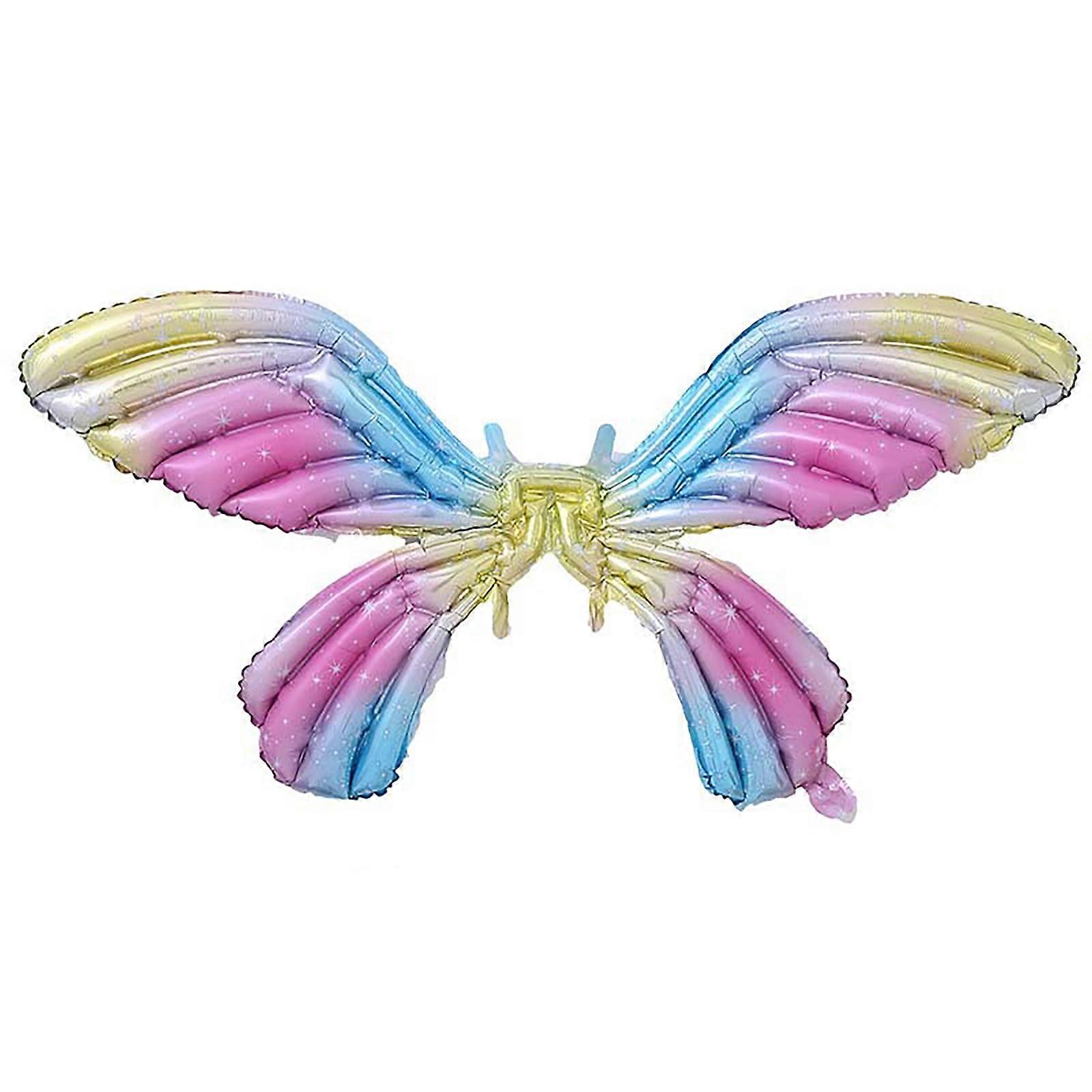 Angel Butterfly Balloon Wings Party Decorations, Αλουμίνιο Μπαλόνια φτερών αγγέλου ταινιών για cosplay Θεματικές διακοσμήσεις πάρτι