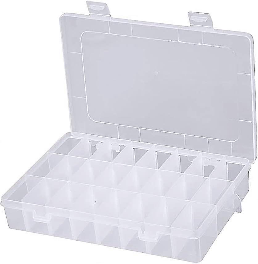 Craft Box Fixed Lattice Plastic Box Practical Storage Box Suitable for a Range of Art Craft Stationery Fishing Emboidery Sewing