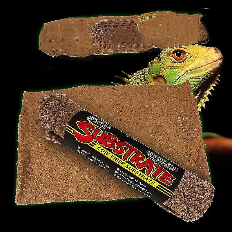 3 Pack 26.5 * 40cm Reptile Carpet-fibra de nucă de cocos substrat Mat Coco Fiber Liner pentru reptile terariu șopârlă șarpe cu barbă Dragon Gecko Chamelon
