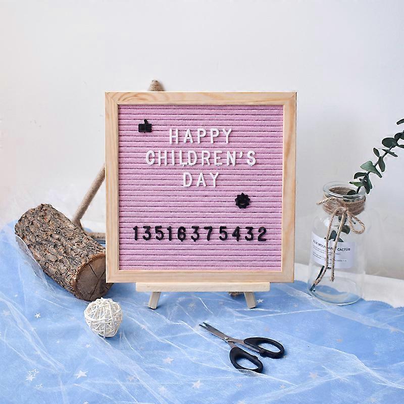 10x10inch Felt Letter Board Decorative Photo Frame