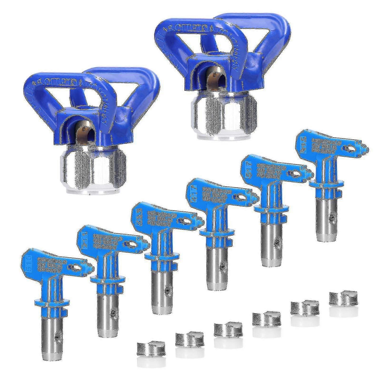 Airless Paint Nozzles Set Reversible Spraying Machine Tips Airless Paint Sprayer Nozzle Kit Airless