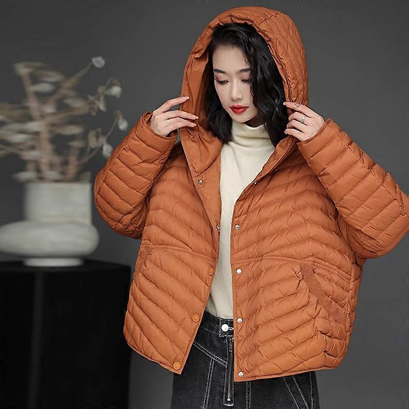 Winter New Down Coats Puffer Jacket Women Simple Casual Loose