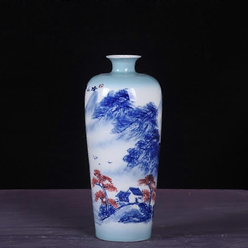Landscape Porcelain - Hand-Crafted Chinese Vase