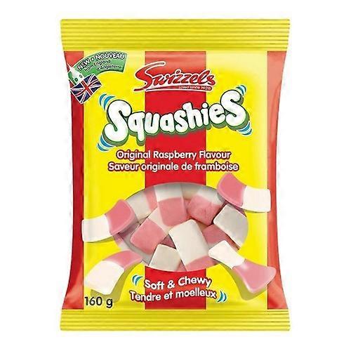 Swizzels Squashies Raspberry And Milk Flavoured Candies, 160 Grams (Case Of 10)