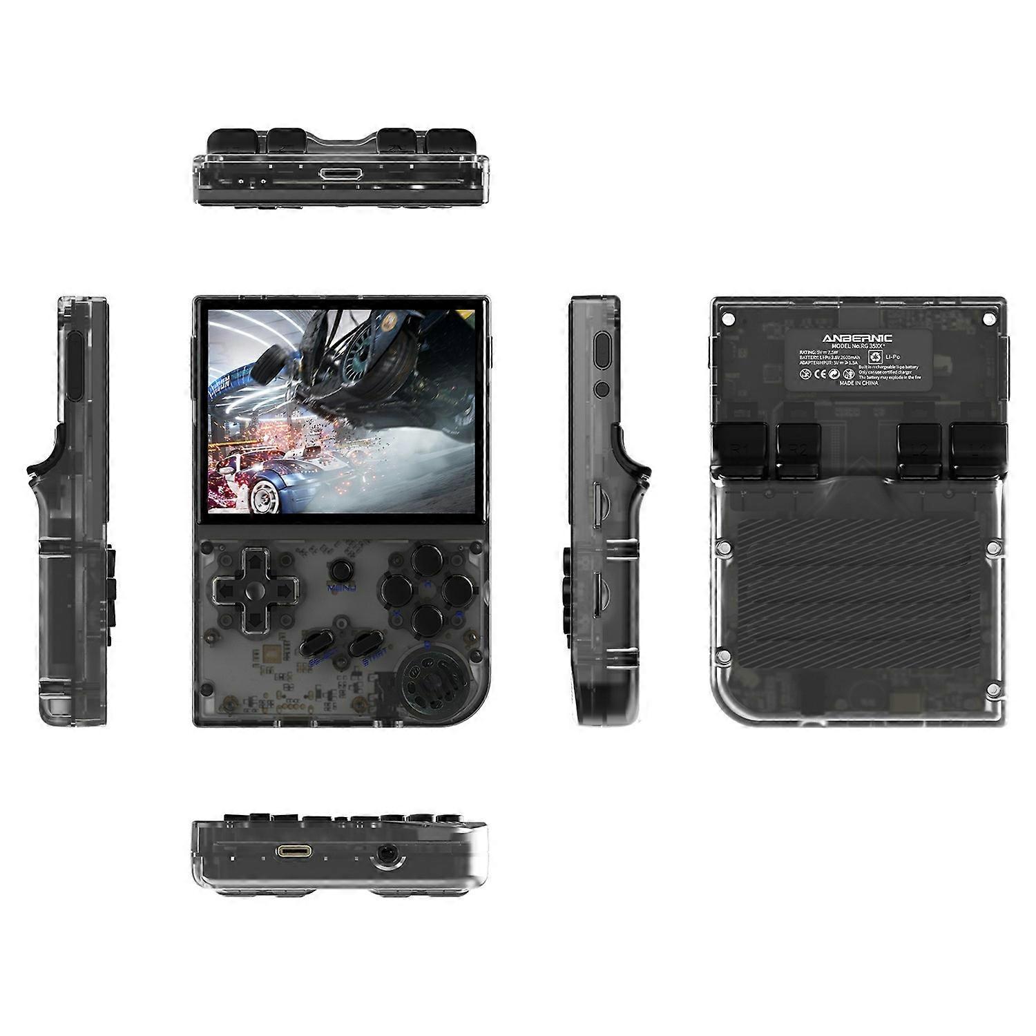 AMPOWN RG35XX+ Upgraded 32G+128G Open Source Handheld Game Console Classic Retro Arcade Gaming