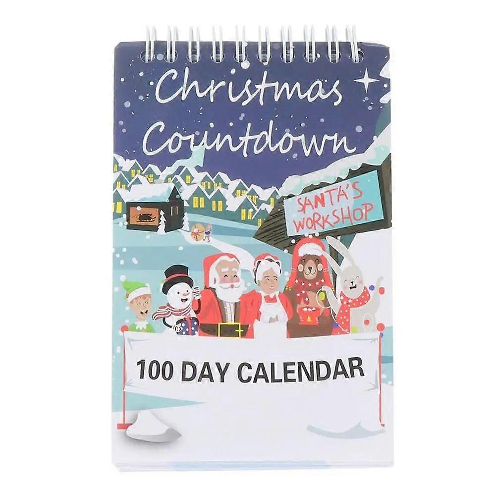 2024 100 Day Christmas Countdown Calendar Desktop Advent Calendar for Home Desktop Advents Countdow