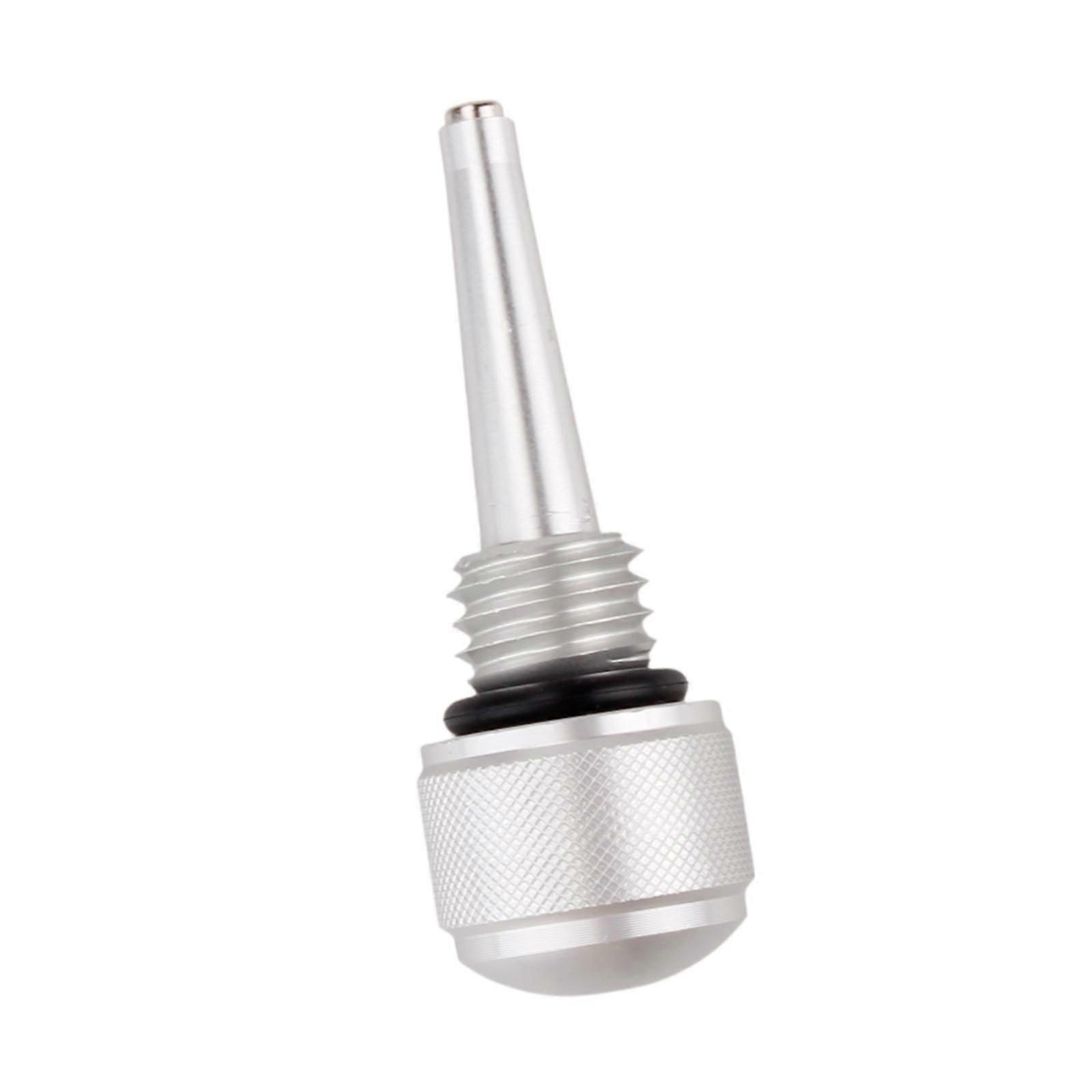 Magnet Tip Oil Dipstick Easy to Use for MB200 Gx160 Gx200 KT196 Go Kart Silver