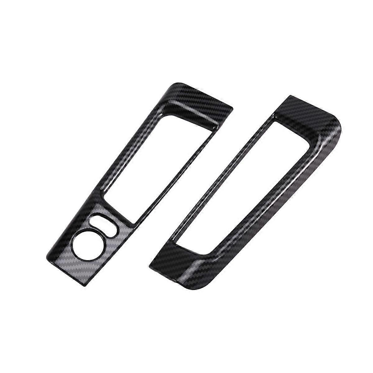 Car Door Rearview Mirror Adjustment Switch Storage Box Frame Cover Trim for 2012-2015 Accessories