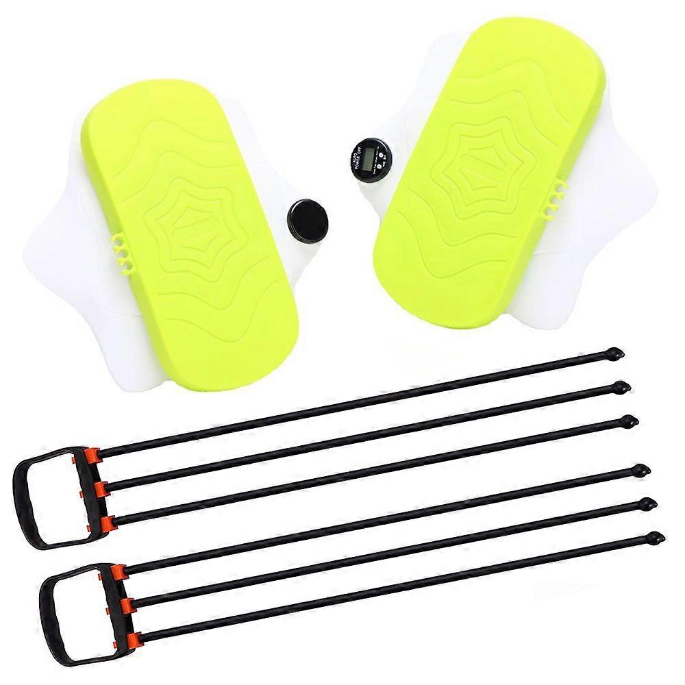 Waist Twist Plate with Handle and Counter, Core Waist Twist Plate Balance Plate for Thin Waist