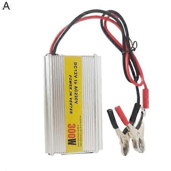 300W Power Inverter USB Port Fast Charging LED Display DC