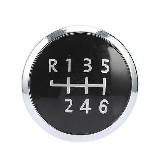 Gear Shift Knob Cover 6 Speed Professional ABS Protective Gear Knob Cap Badge