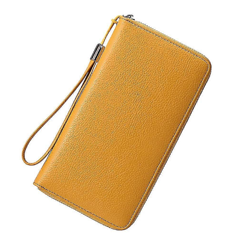 Women's Purse, Rfid Shielded Leather Zipper Purse