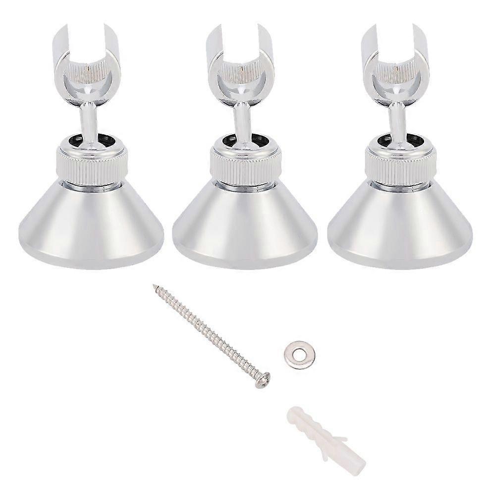 ABS Chrom Plated Bathroom Shower Head Holder Adjuster Bracket Wall Mounted