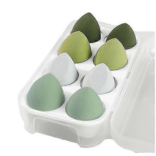 8 Pieces Makeup Sponge With Holder