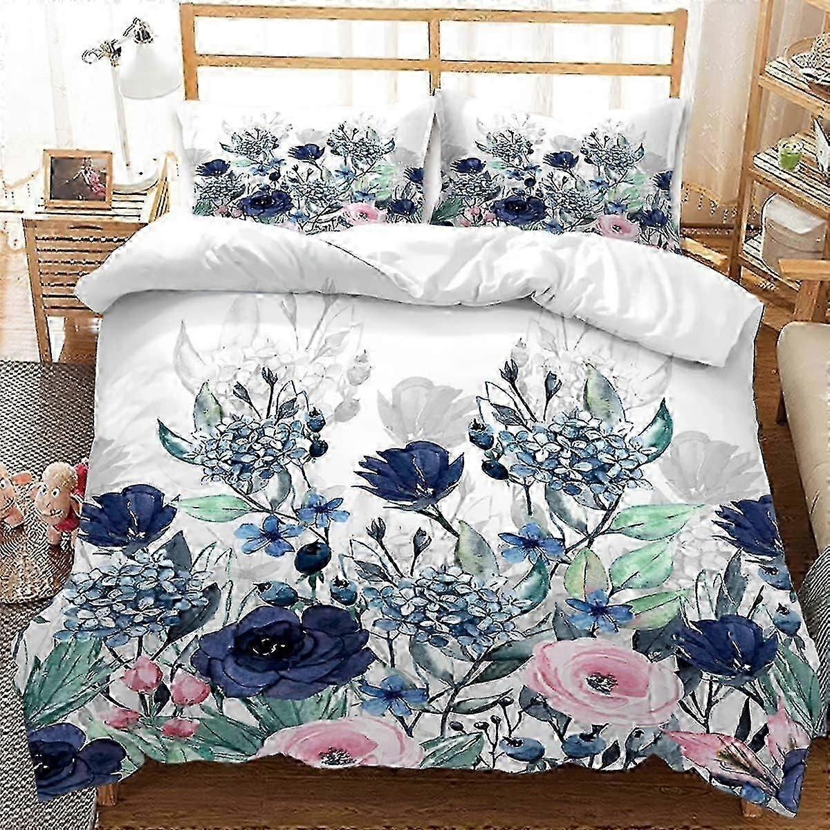 الفراش مجموعة قطع غطاء لحاف الياباني غطاء لحاف الياباني هوكوساي نمط الأزرق موجة للأطفال الكبار فوجي جبل مطبوع