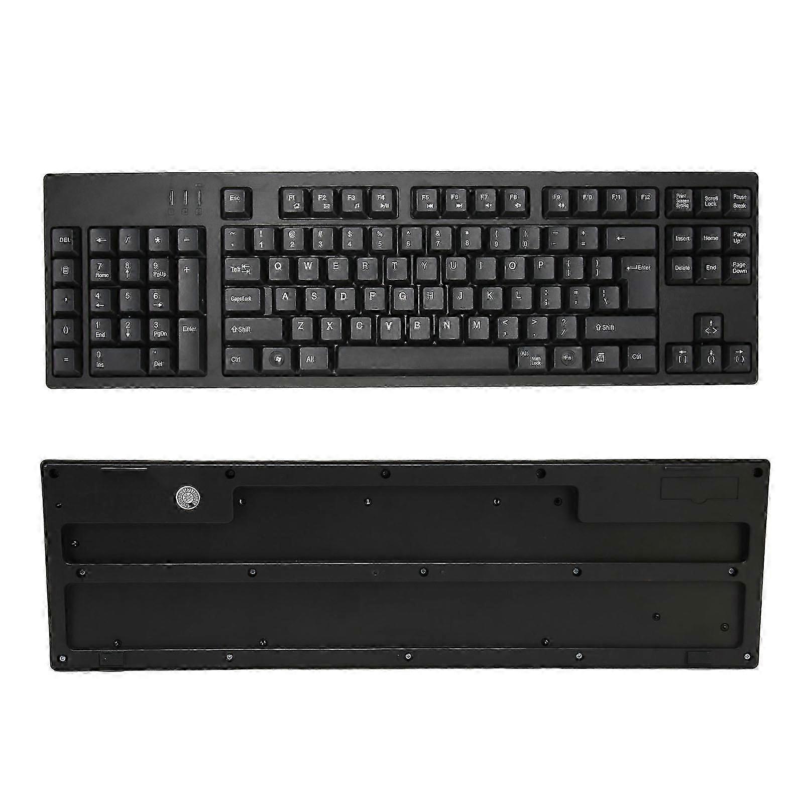 Left Handed Keyboard 109 Keys Micro Usb Ergonomic Layout Plug And Play Office Keyboard For Business Accounting Designer