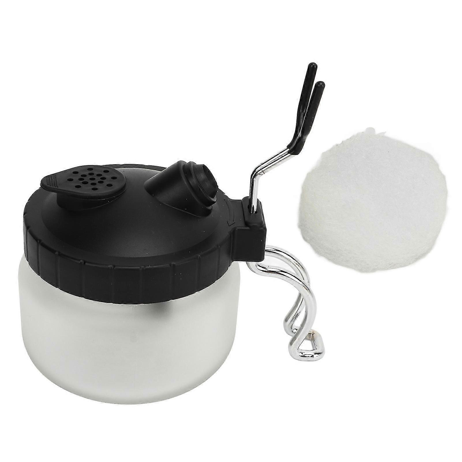 Multifunctional Airbrush Cleaning Pot with Holder for Car DIY Painting Spray Brush Cleaning