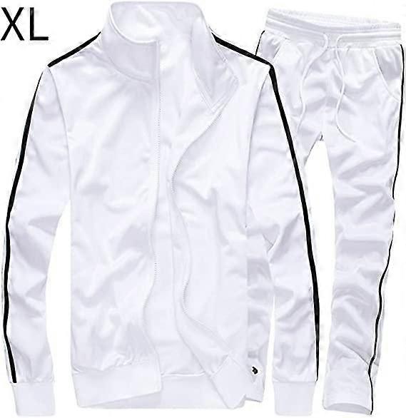 Men's Sportswear Full Zip Warm Sportswear Sports Suits Casual Sports Suits XL