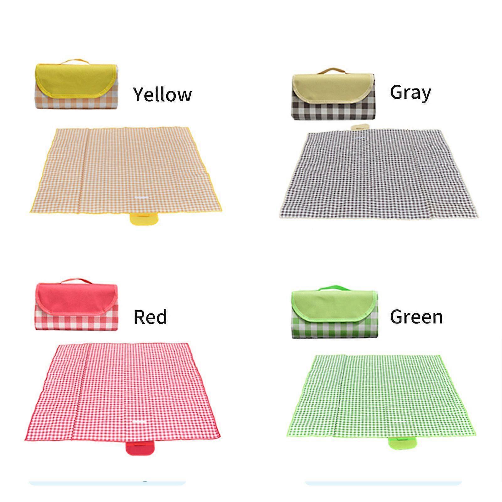 6.5 x 5 FT Picnic Blanket Outdoor Extra Large Folding Picnic Mat Waterproof Sandproof Garden Picnic Blankets With Handle for Camping Hiking Fishing