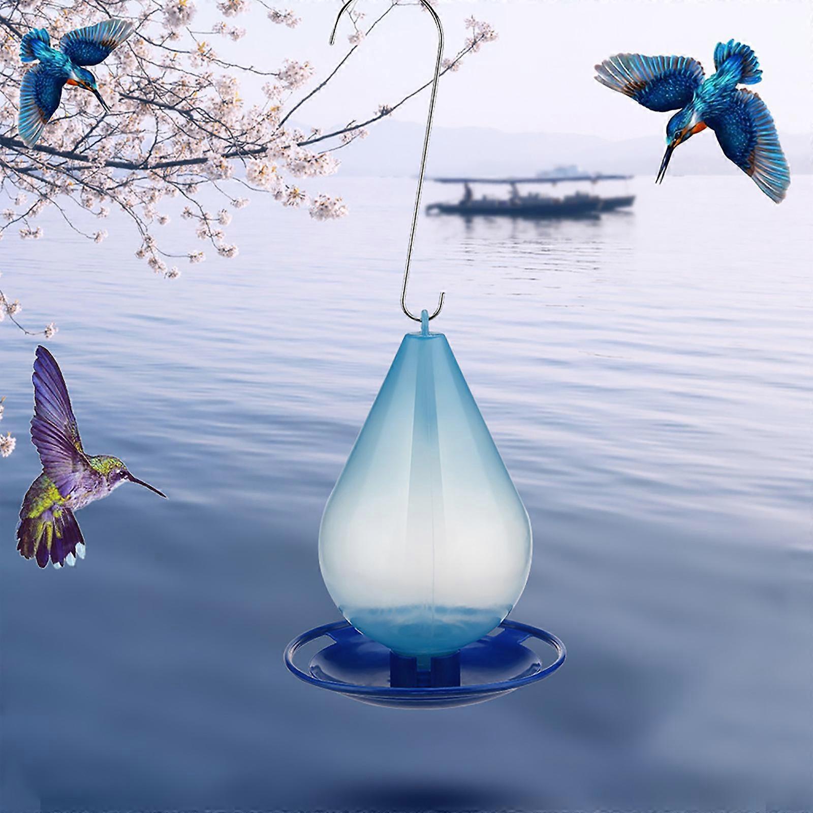Water Drop Feeder Outdoor Hanging Hummingbird Feeder Automatic Water Feeder Lazy Man Bird Feeder