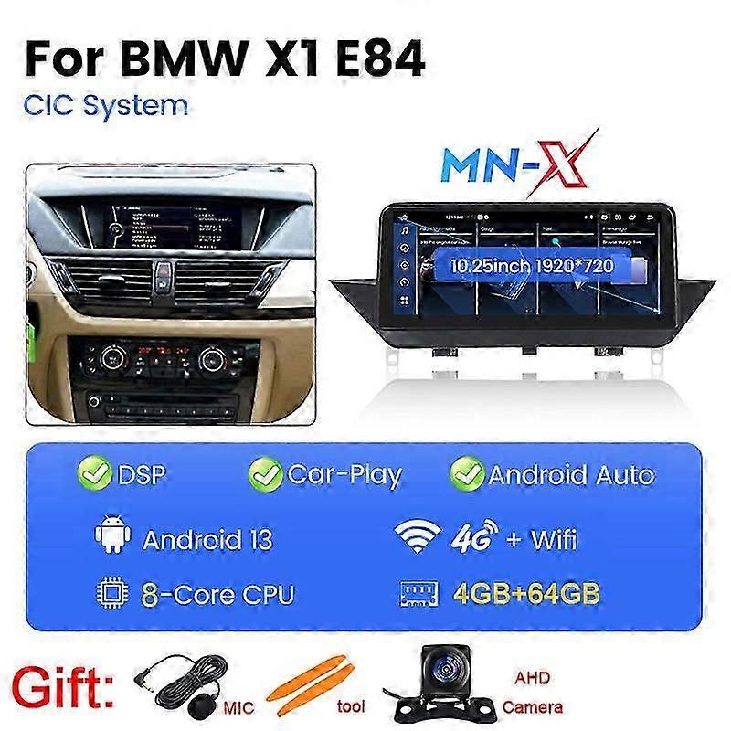 Android 13 Intelligent System Car Multimedia Player For BMW X1 E84 2009 2010 2012 2013 2014 2015 DSP For Carpaly Auto All in one