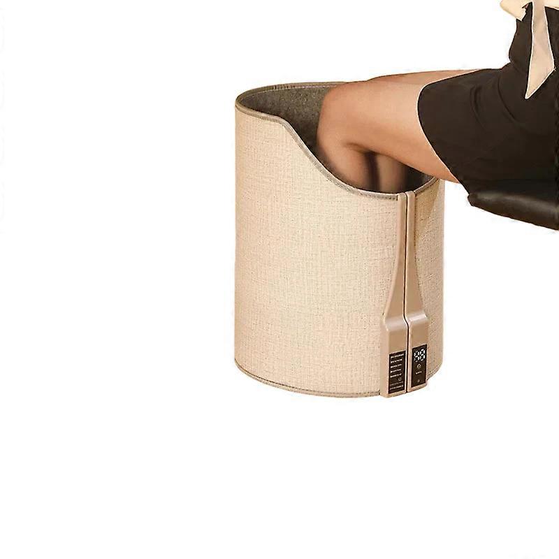 Nneoba Portable Electric Foot Warmer Heater - Adjustable Thermostat, Foldable Design, 165w, Grey Awo54631
