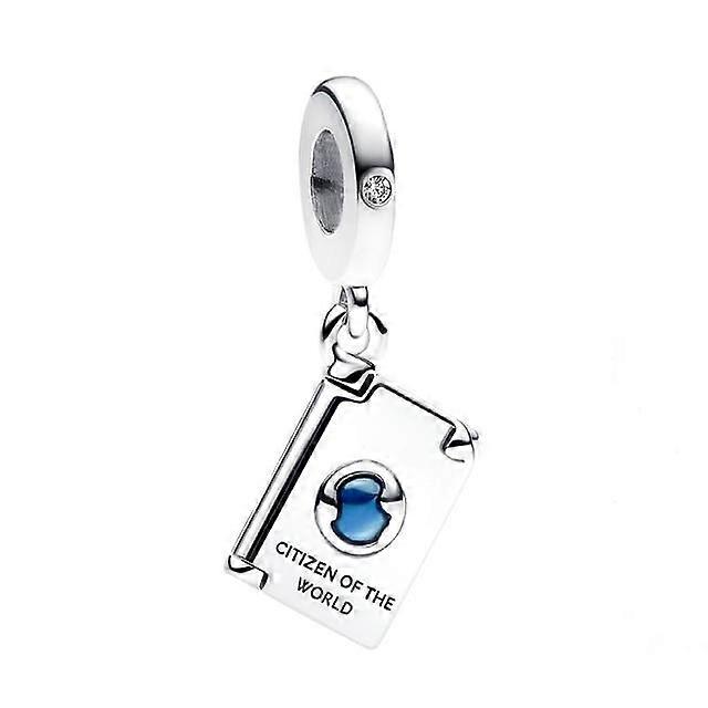 summer Collection 925sterling Silver Color -Changing Jellyfish Glow -In -The -Dark Hermit Crab Dangle Charm Fit Bracelet