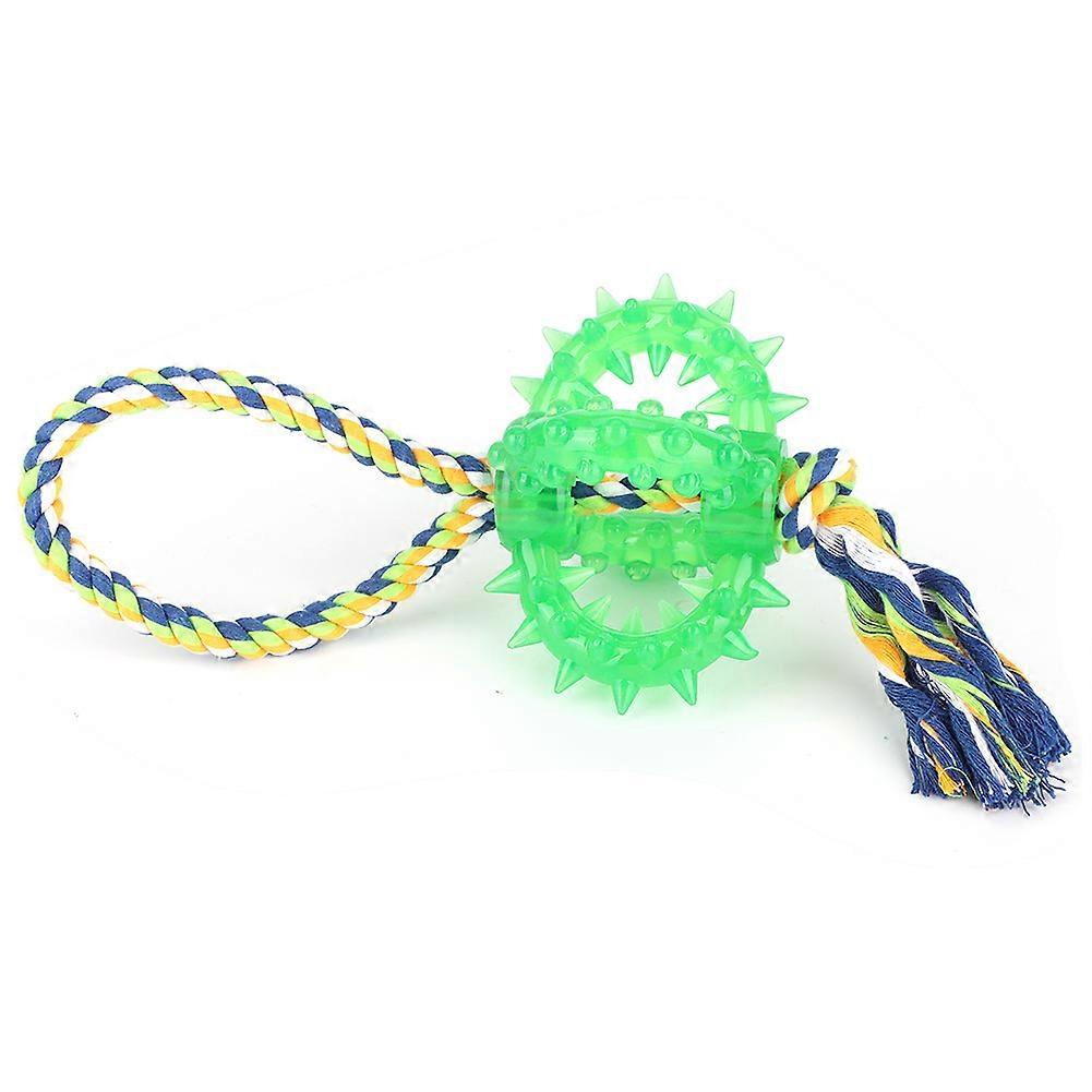 Bite-Resistant Green Dog Chewing Toy for Aggressive Chewers, Durable Rubber Material, Large Size, Safe and Non-Toxic