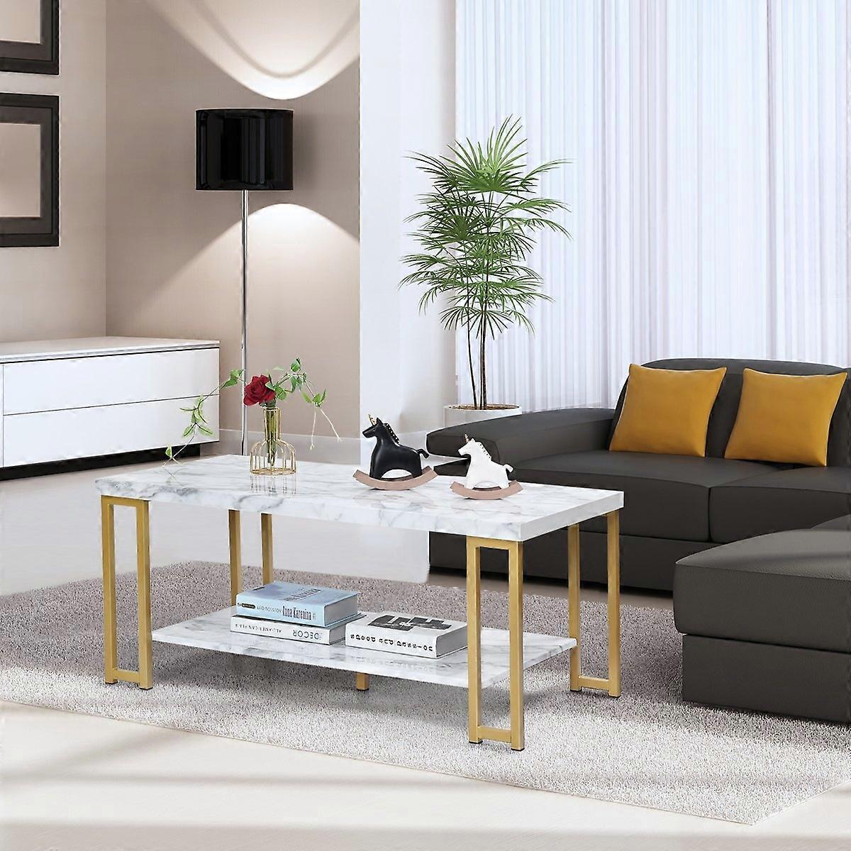 Coffee Table Side Table Coffee Table Side Table Console Table Coffee Table Golden And White