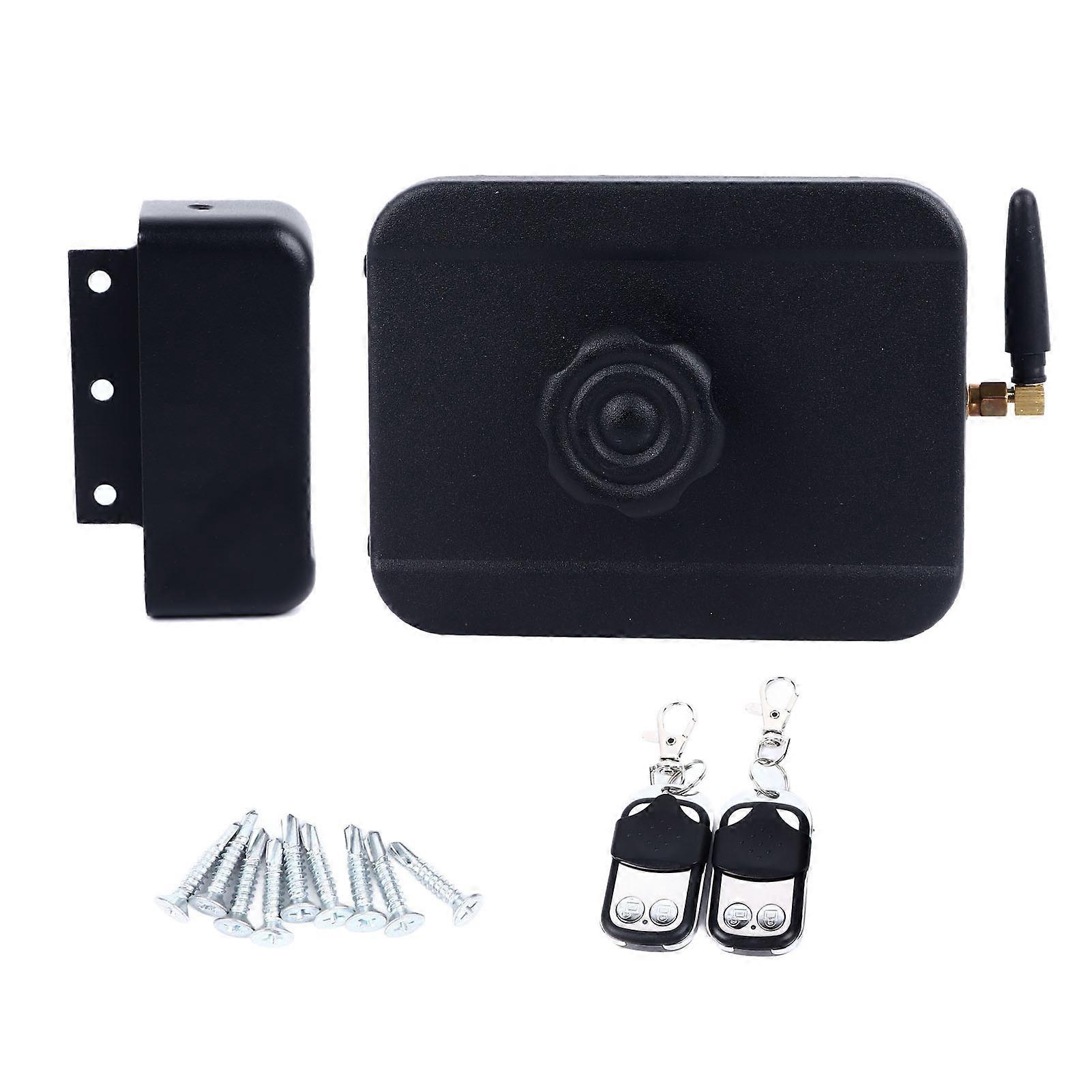 Electric Control Door Lock Dual Head Double Lock for Doorbell Intercom Access Control Security System for Home 12V