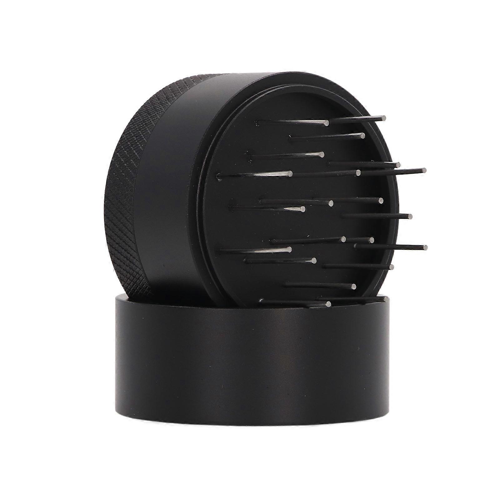 Compact Coffee Needle Distributor, Rust Resistant Espresso Stirrer with Base for Cafes Home Use