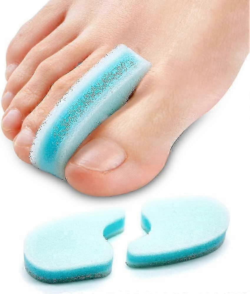Foam Toe Separators, 10 Pack Breathable Toe Spacers, Reduce Friction And Relieve Corns Pain, Opping Toes Corrector - (blue)-sfygv