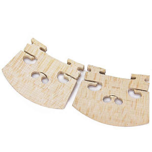 2pcs Maple Violin Bridge 4/4 Great Replacement Part for Any 4/4 Size Violin New