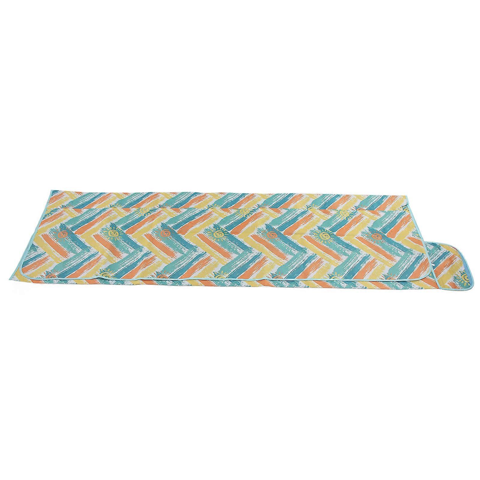 Foldable Picnic Rug Soft Oxford Cloth Extra Large Portable Folding Sand Mat for Beach Camping Hiking Travel Outdoor Blue