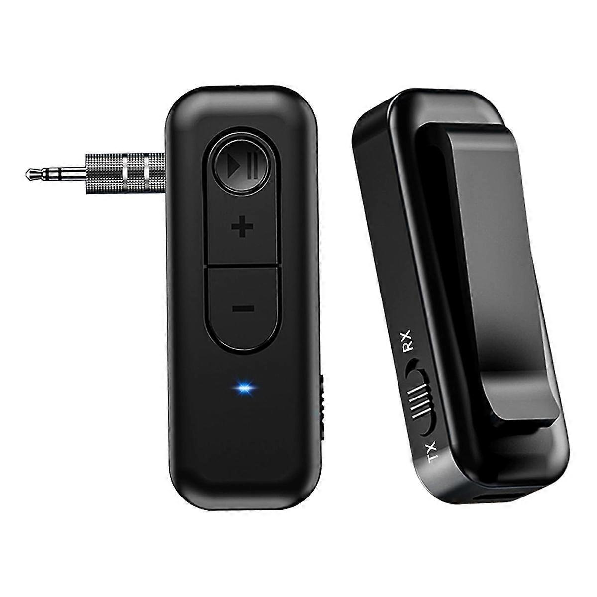 Bluetooth Audio Adapter, Bluetooth Audio mitter Receiver Adapter for Car Aux Stereo Audio TV He