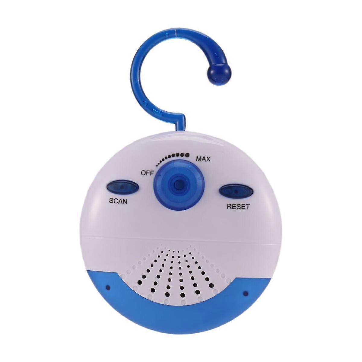 Waterproof Shower Radio, Mini Portable FM Radio Built in Speaker
