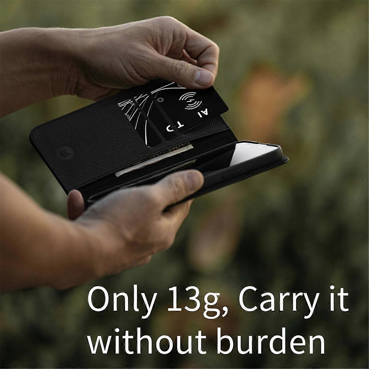 For AIYATO Thin Wallet Card Tracker Magnetic Charging