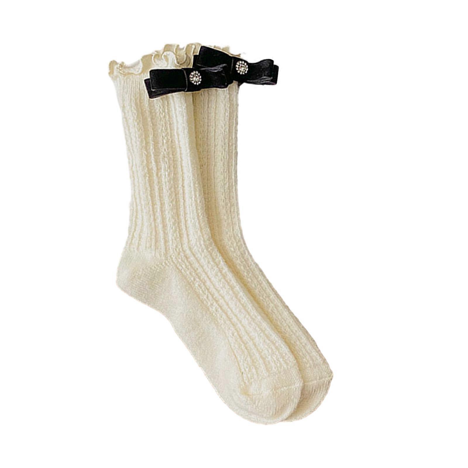 Womens Thin Ribbed Socks, Solid Bootie Socks Womens Above Ankle Crew Socks Summer Thin Soft Socks  Beige