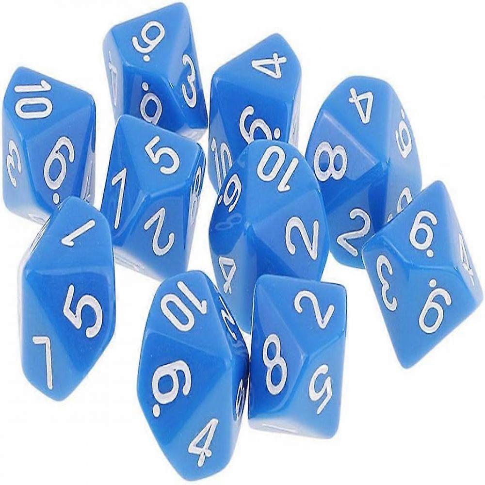 Red Acrylic Polyhedral Dice Sets, Perfect For DND RPG Board Game Card Game, Featuring Double Numbers For Enhanced Gaming Experience