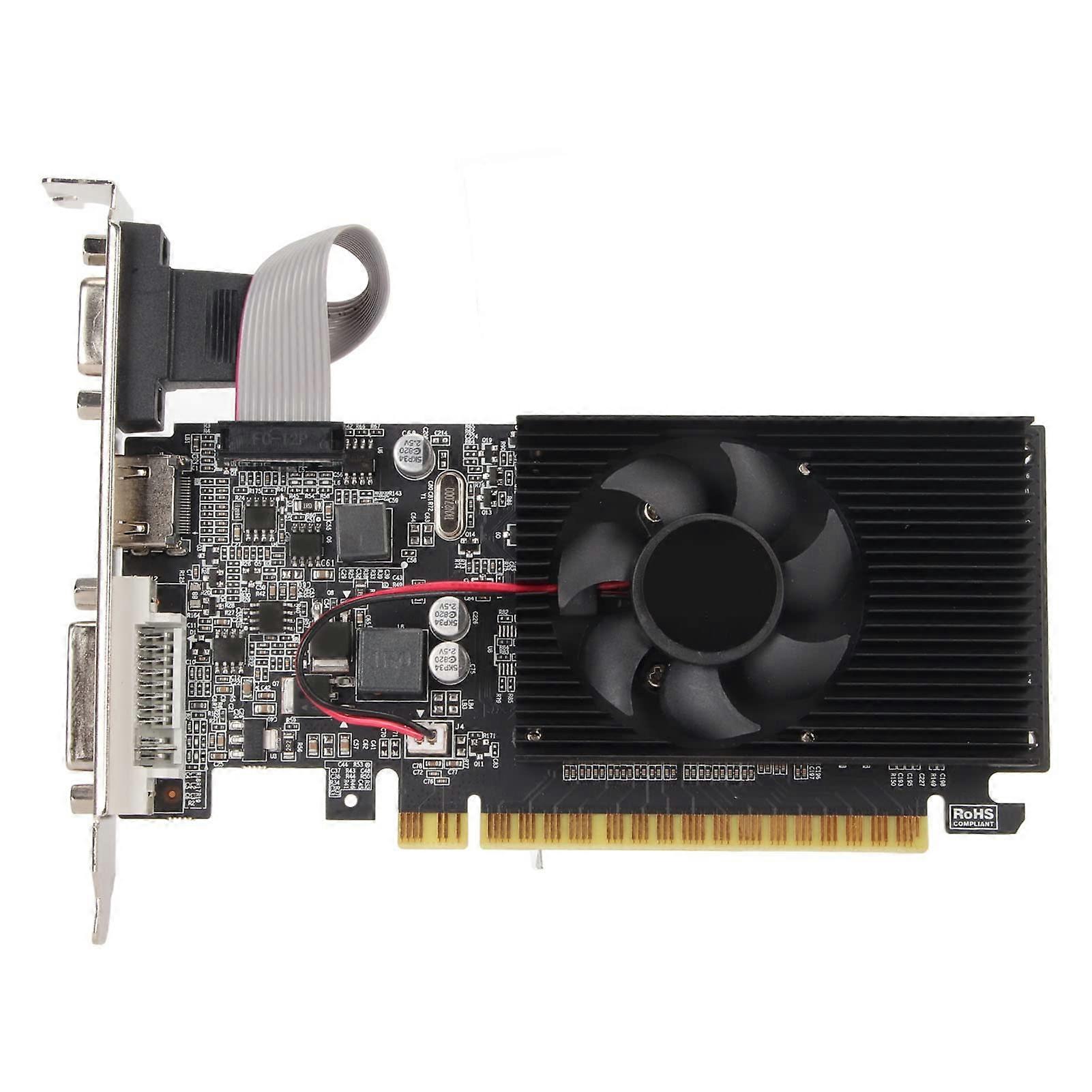 Graphics Card for Computer PCIe Video Card X16 2.0 Interface 4GB VRAM for Gaming and Graphics Design
