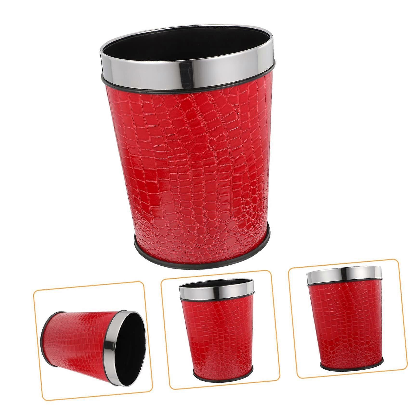 Retro trash can for offices, bedrooms and bathrooms