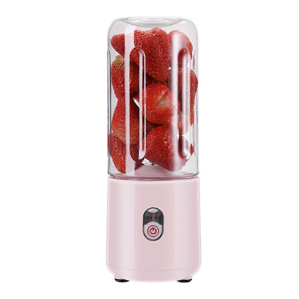 Portable Blender USB Mixer Electric Juicer Machine Smoothie Blender Mini Fruits Processor Personal Lemon Squeezer Pink