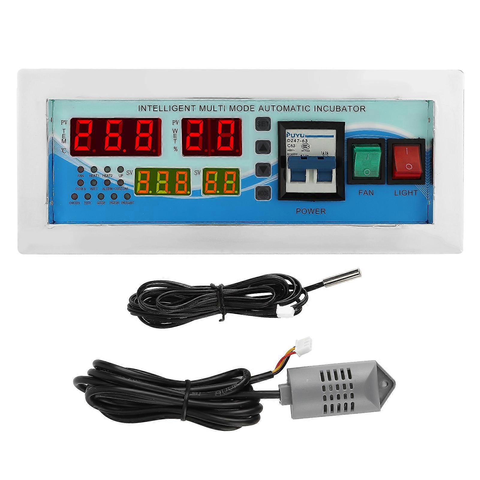 Automatic Egg Incubator Controller Digital Temperature Humidity Controller Accessory 180‑240V