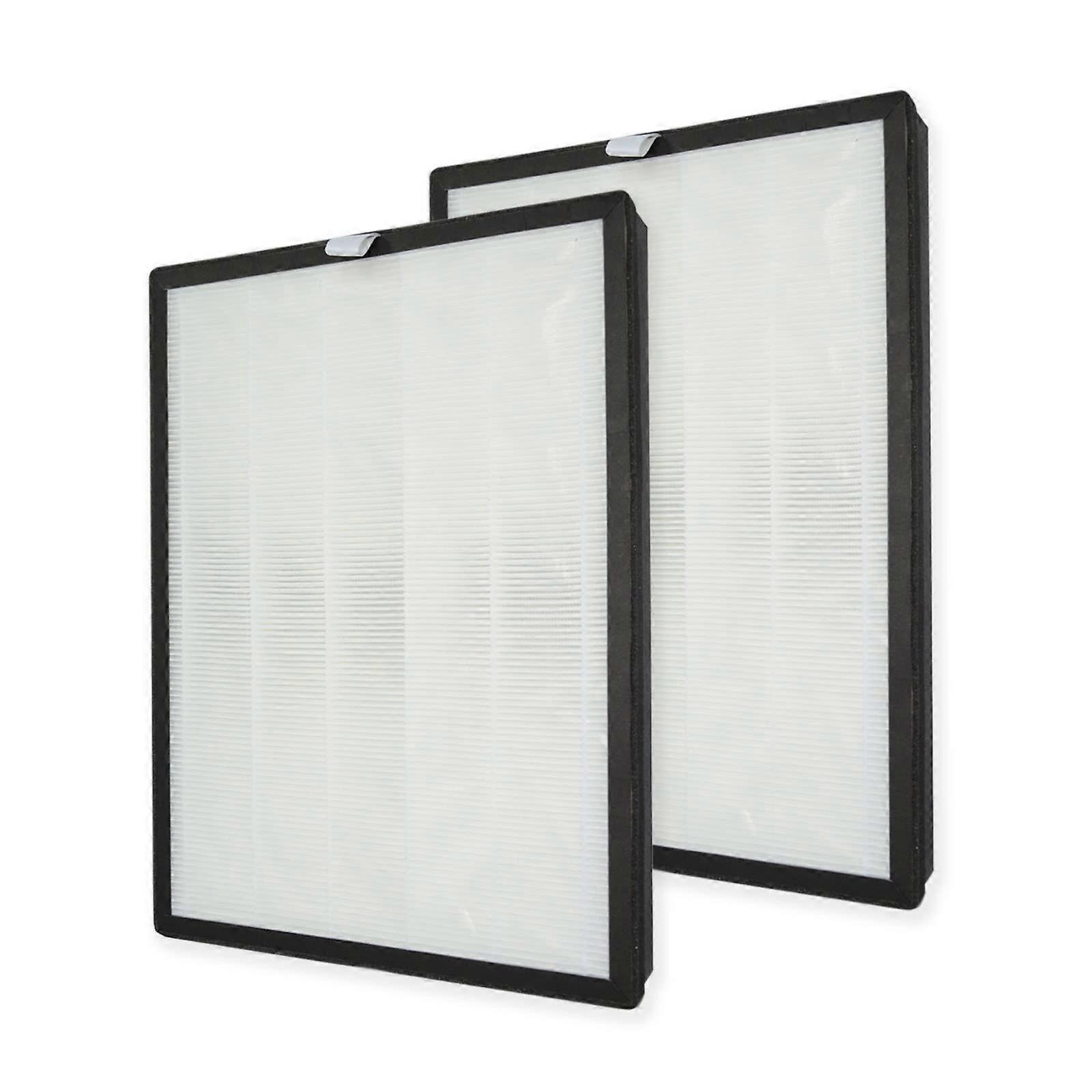 Replacement Filter Compatible with COLZER BKJ-33 Air Purifier, 2-Pack H13 HEPA Activated Carbon 2-IN-1 3-Stage Filtration Air Clean Dust VOCs