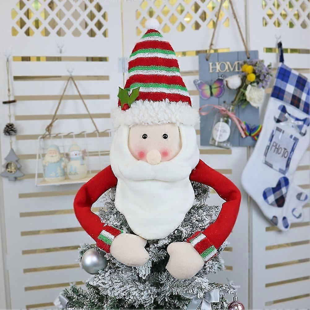 Christmas Tree Topper - Snowman/santa Claus/elk Tree Topper Treetops