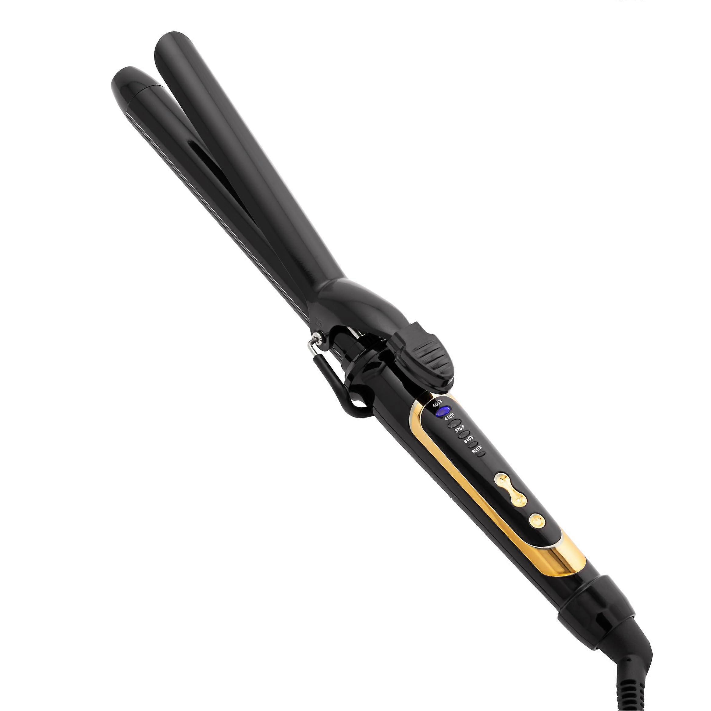 Curly iron -haired rod, tight curls, clearly defined spiral curls and ringlets - extra hair styling for short and long hairs